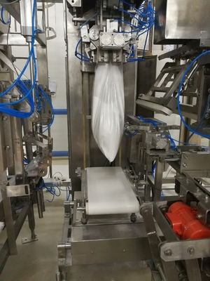 Grande borsa dell'alimentazione acquatica che pesa macchina imballatrice per 25Kg pp tessuto